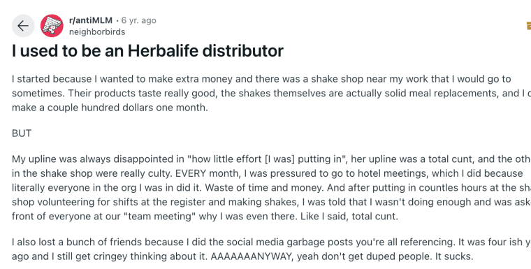 herbalife reddit